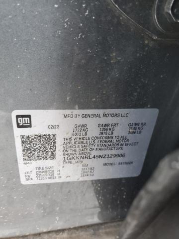 2022 GMC ACADIA SLE - 1GKKNRL45NZ129906
