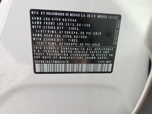 2023 VOLKSWAGEN TIGUAN S - 3VVRB7AX1PM054678