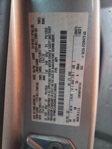 2018 FORD ESCAPE SE - 1FMCU0G96JUC38690