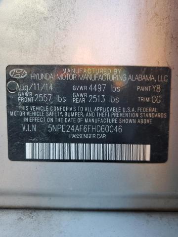 2015 HYUNDAI SONATA SE - 5NPE24AF6FH060046