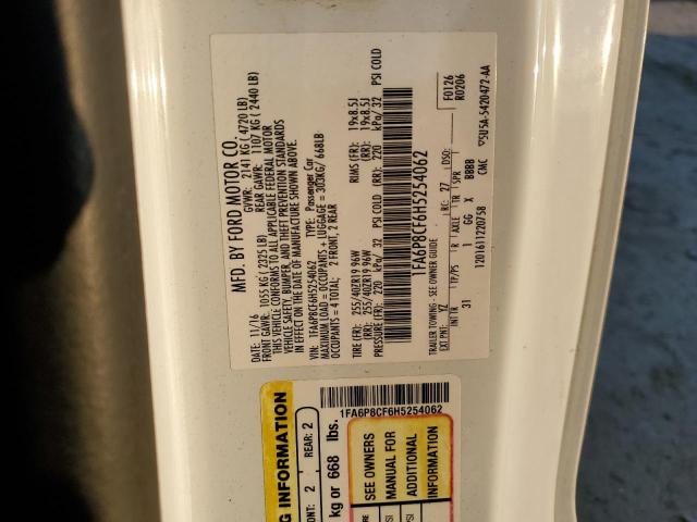2017 FORD MUSTANG GT - 1FA6P8CF6H5254062