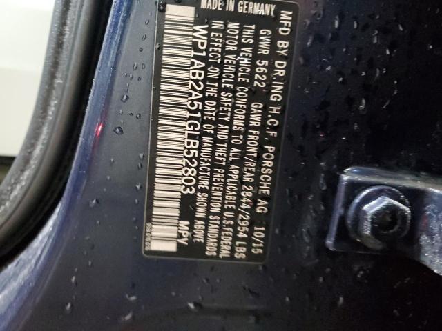 2016 PORSCHE MACAN S - WP1AB2A51GLB52803