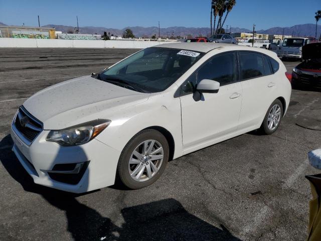 SUBARU IMPREZA PR 2015 white station gas JF1GPAC68F8330582 photo #1