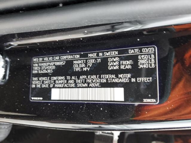 2023 VOLVO XC90 CORE YV4062PV6P1986857