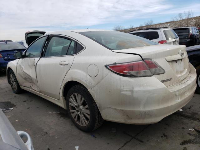 MAZDA 6 I 2009 white sedan 4d gas 1YVHP82A695M31553 photo #3