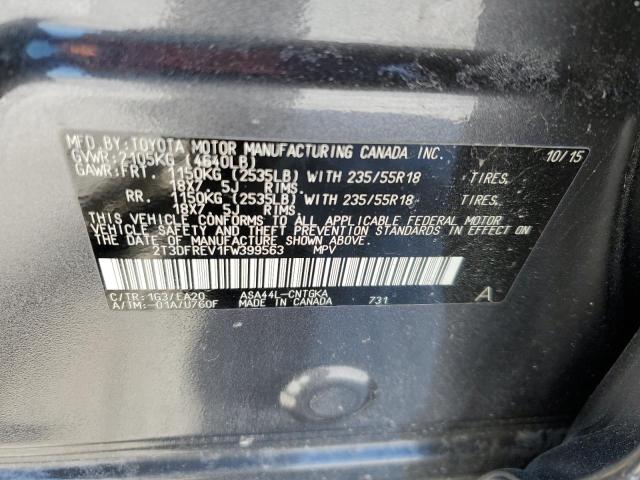 2015 TOYOTA RAV4 LIMIT - 2T3DFREV1FW399563