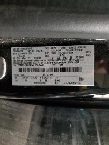 2021 FORD ESCAPE SEL 1FMCU9H68MUB03448