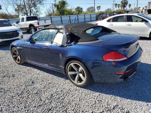 BMW 650 I 2010 blue  gas WBAEB5C55AC224754 photo #3