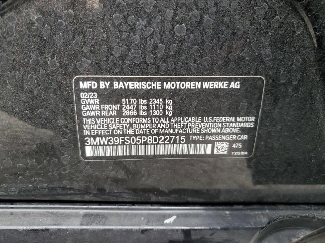 2023 BMW 330XE 3MW39FS05P8D22715