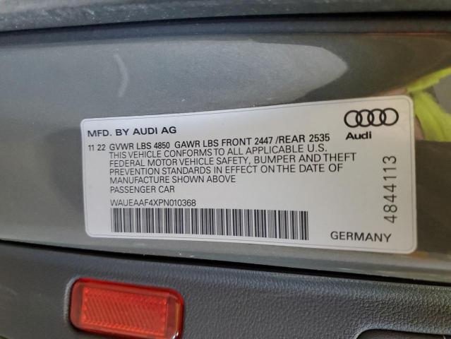 2023 AUDI 100 QUATTR WAUEAAF4XPN010368