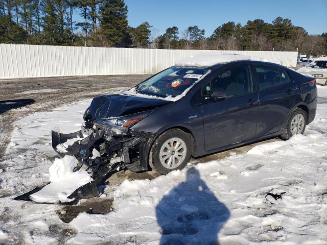 TOYOTA PRIUS 2019 gray  hybrid engine JTDKARFU8K3095204 photo #1