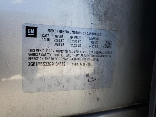 2016 CADILLAC XTS LUXURY - 2G61M5S33G9134632