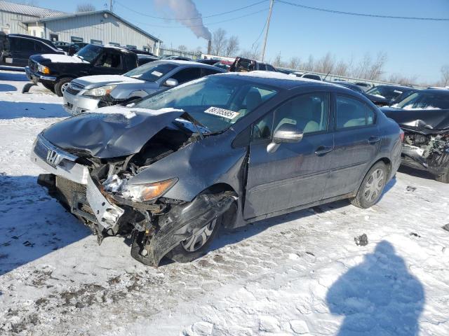 Vin: jhmfb4f25cs000541, lot: 88705585, honda civic hybrid 2012 img_1