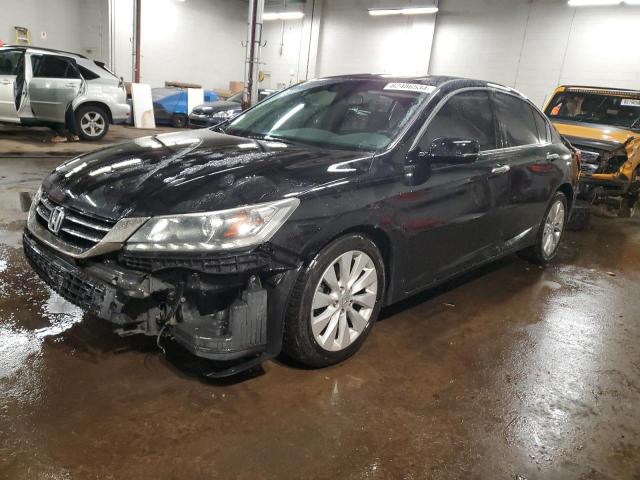 HONDA ACCORD EXL 2013 black  gas 1HGCR3F84DA014471 photo #1