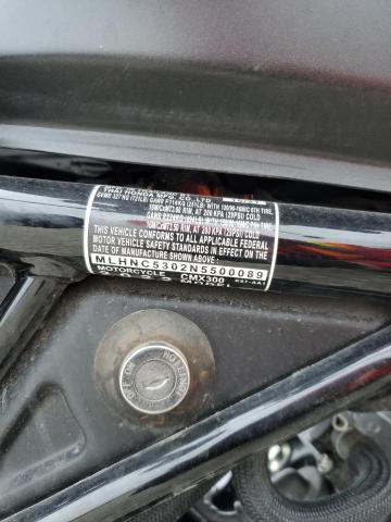 2022 HONDA CMX300 - MLHNC5302N5500089