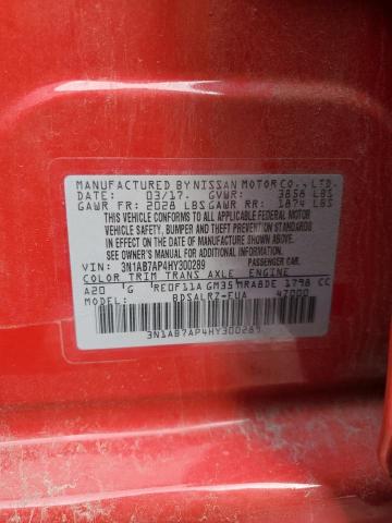 2017 NISSAN SENTRA S - 3N1AB7AP4HY300289