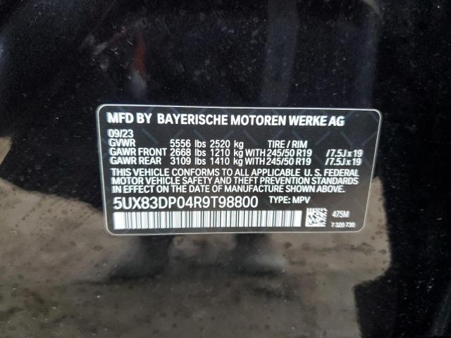 2024 BMW X3 M40I 5UX83DP04R9T98800