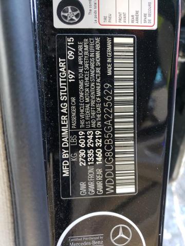 2016 MERCEDES-BENZ S 550 - WDDUG8CB5GA225629