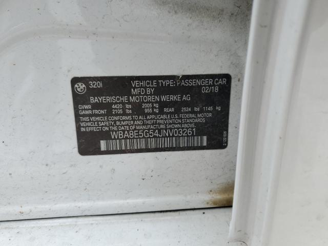 2018 BMW 320 XI - WBA8E5G54JNV03261