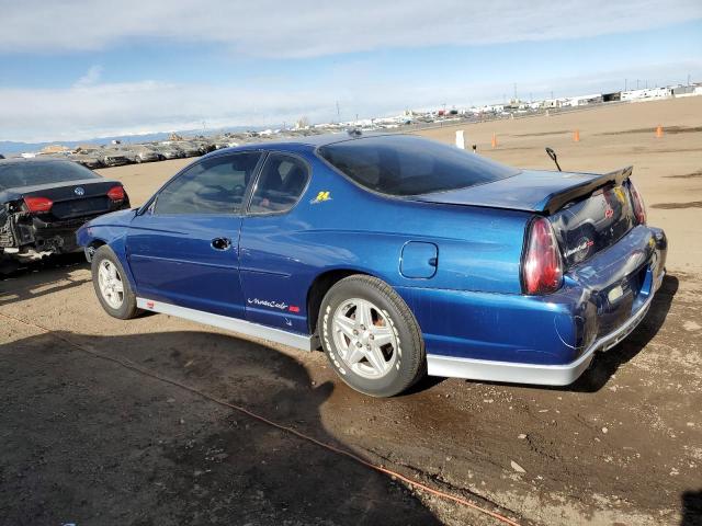 CHEVROLET MONTE CARL 2003 blue coupe gas 2G1WX12K339367956 photo #3