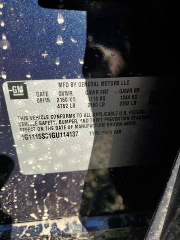 2016 CHEVROLET IMPALA LT - 1G1115S31GU114137