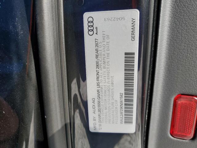 2019 AUDI A6 PREMIUM - WAUL2AF29KN061582