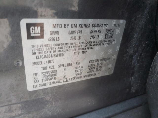 2018 BUICK ENCORE PRE - KL4CJASB1JB581894