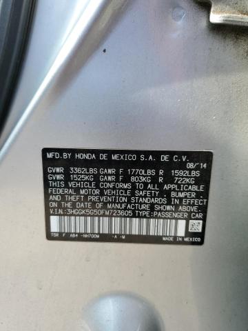 2015 HONDA FIT LX 3HGGK5G50FM723605
