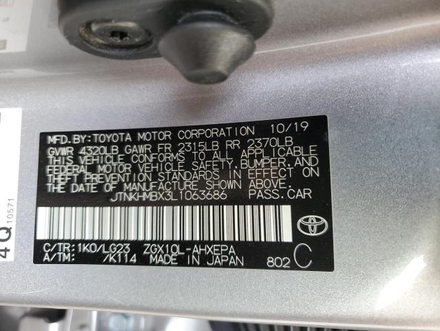 2020 TOYOTA C-HR XLE - JTNKHMBX3L1063686