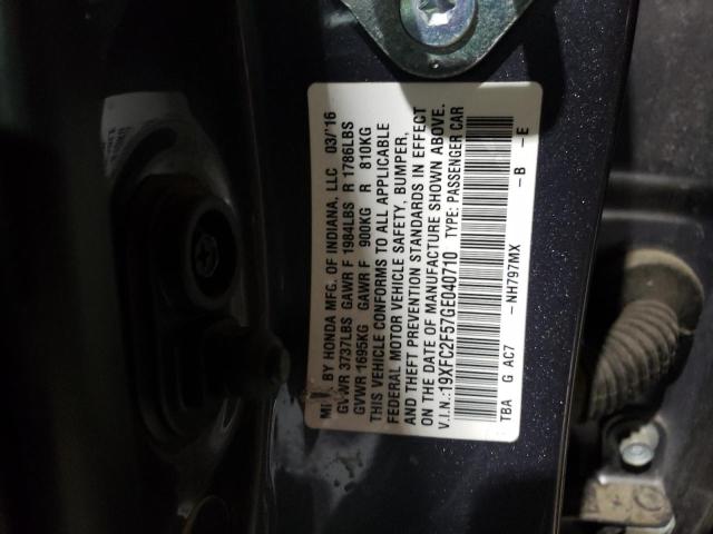 2016 HONDA CIVIC LX - 19XFC2F57GE040710