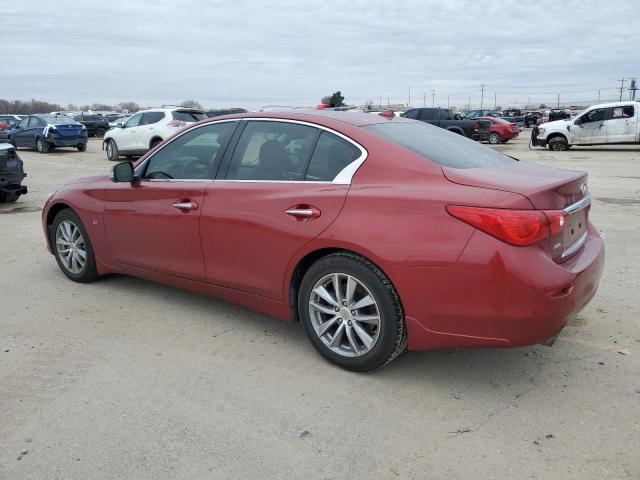 INFINITI Q50 BASE 2014 red  gas JN1BV7AR8EM691653 photo #3