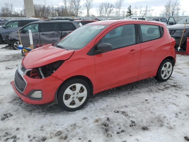 CHEVROLET SPARK LS 2019 red  gas KL8CB6SA6KC704147 photo #1