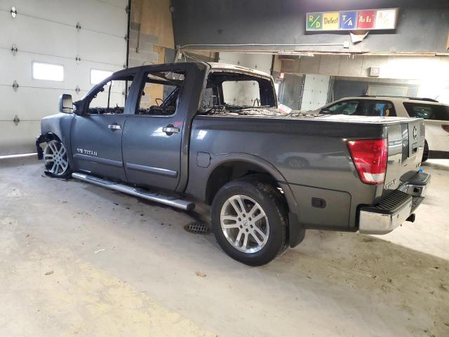 NISSAN TITAN S 2012 gray  gas 1N6AA0EC9CN318756 photo #3