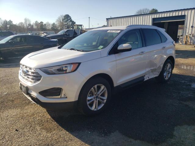 FORD EDGE SEL 2019 white  gas 2FMPK3J96KBC57720 photo #1