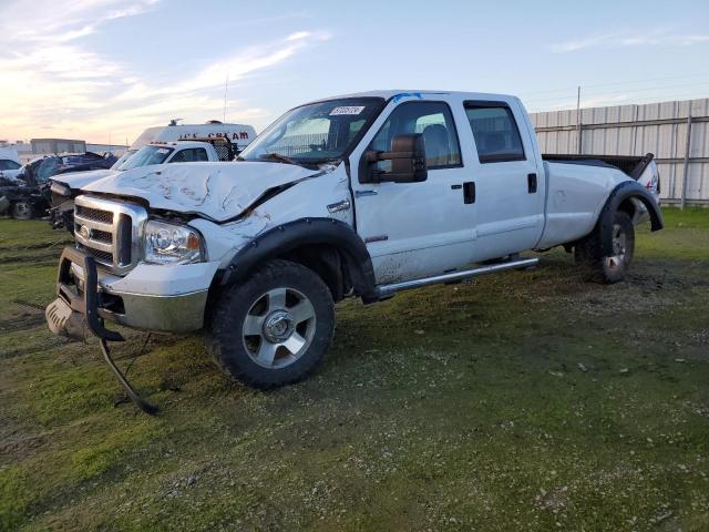 FORD F350 SRW S 2005 white  diesel 1FTWW31P35EB10427 photo #1