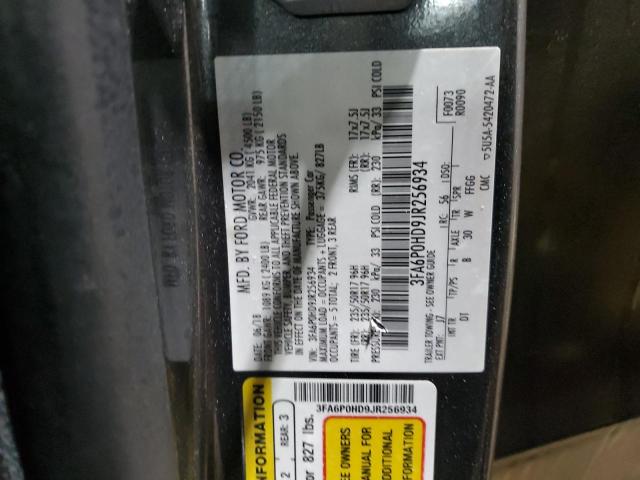 2018 FORD FUSION SE 3FA6P0HD9JR256934