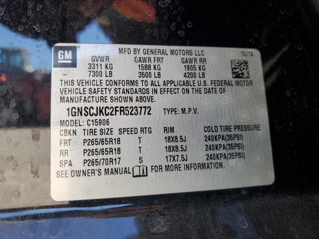 2015 CHEVROLET SUBURBAN C - 1GNSCJKC2FR523772