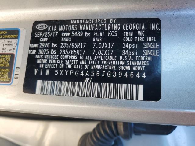 2018 KIA SORENTO LX - 5XYPG4A56JG394644