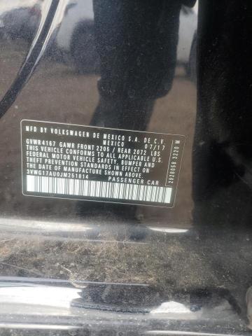 2018 VOLKSWAGEN GOLF S - 3VWG17AU0JM251814