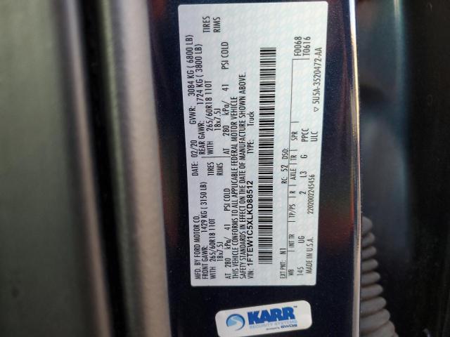 2020 FORD F150 SUPER - 1FTEW1C5XLKD88512