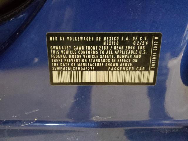 2024 VOLKSWAGEN JETTA SE 3VWEM7BUXRM048275