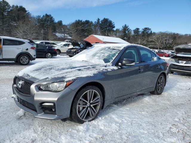 INFINITI Q50 BASE 2014 gray  gas JN1BV7AR4EM706147 photo #1