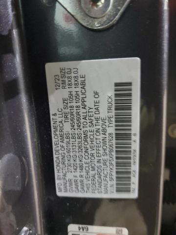 2023 HONDA RIDGELINE - 5FPYK3F5XPB067628