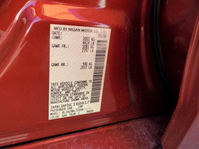 2016 NISSAN ALTIMA 3.5 1N4BL3AP3GC160417