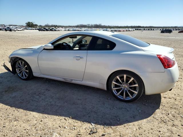 INFINITI G37 BASE 2008 white coupe gas JNKCV64E88M119747 photo #3