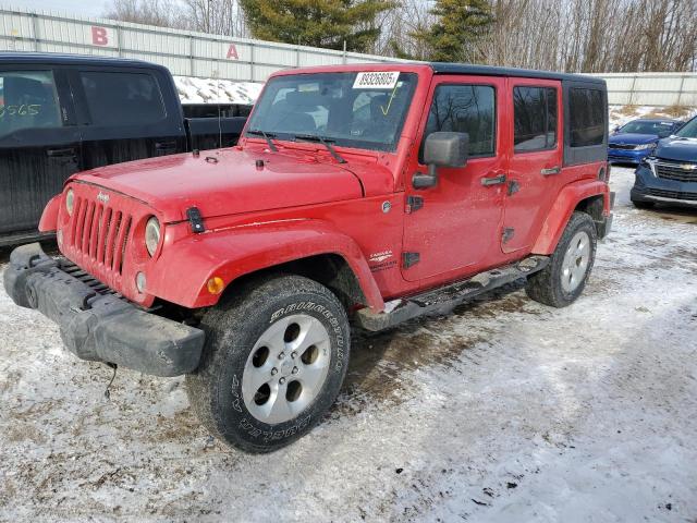 JEEP WRANGLER U 2014 red 4dr spor flexible fuel 1C4BJWEG9EL108816 photo #1