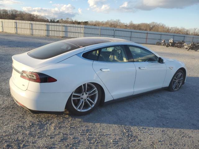 TESLA MODEL S 2013 white  electric 5YJSA1CN5DFP04320 photo #4