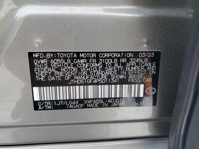 2023 LEXUS LS 500 BAS JTHD51GF4P5011341
