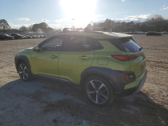 HYUNDAI KONA ULTIM 2019 green  gas KM8K53A50KU226584 photo #3