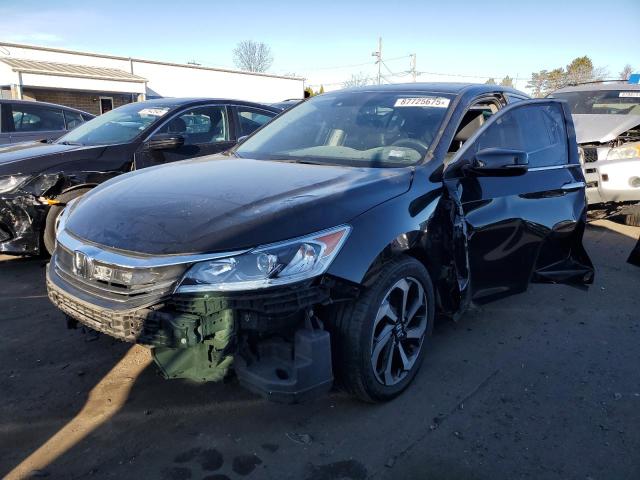 HONDA ACCORD EXL 2017 black sedan 4d gas 1HGCR2F94HA272529 photo #1